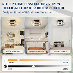 Avis NETTLIFE Ventilateur Plafond LED Silencieux 3000-6500K 6 Vitesses Téléf.