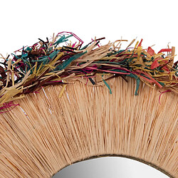 Amadeus miroir mural rond - multicolore