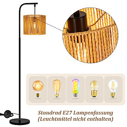 Acheter Nettlife Lampadaire boho arc - Noir