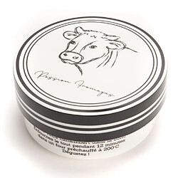 Amadeus Plat à four rond vache - Noir et blanc