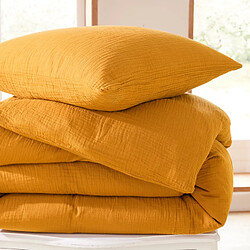 Avis Coton Pur Parure de couette "Noah" Gaze de Coton 260 x 240 pour lit 2 Places "King Size" 160 à 180 cm
