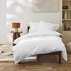 Housse de couette percale de coton peigné "Julian" Coton Pur
