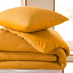 Avis Coton Pur Parure de couette "Nid d'abeille" 260 x 240 pour lit 2 Places "King Size" 160 à 180 cm