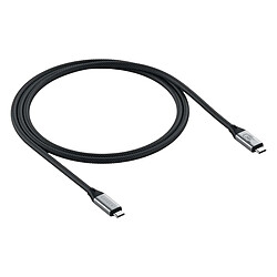 Acheter Satechi Câble pour Charge Rapide et Vidéo USB-C vers USB-C 240W 120Gbps Noir