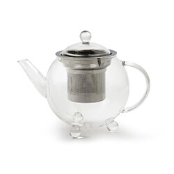 Bredemeijer Bella Ronde - Théière en verre borosilicate 0.5 L avec filtre inox