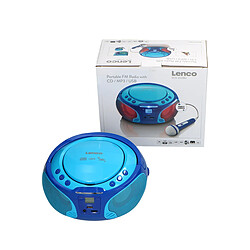 SCD-650BU Radio Portable bleu Lenco pas cher