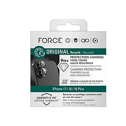 Force Glass Verre Trempé Caméra pour iPhone 17 / 16 / 16 Plus Antichoc Transparent pas cher