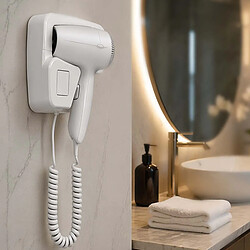 Avis Avizar Sèche-cheveux Mural Électrique 1200W 2 Vitesses avec Support Intégré Blanc