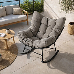 Acheter Concept Usine Fauteuil à bascule d'intérieur et d'extérieur gris QUITO