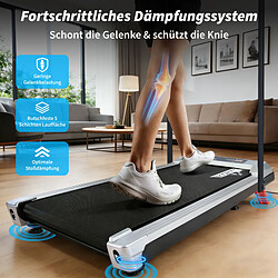 Acheter Nettlife Tapis de Course Pliable 4-en-1 avec Barre d’Appui – Walking Pad Silencieux