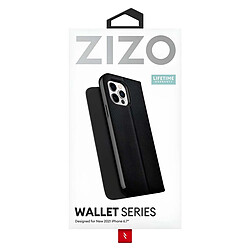 Zizo Étui Folio pour iPhone 13 Pro Max avec Rangement Carte et Antichoc Noir pas cher
