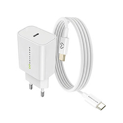 Mayaxess Chargeur Secteur pour Xiaomi 14T 20W + Câble USB-C 1m Blanc