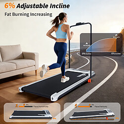 Nettlife Tapis de Course Pliable 4-en-1 avec Barre d’Appui – Walking Pad Silencieux pas cher