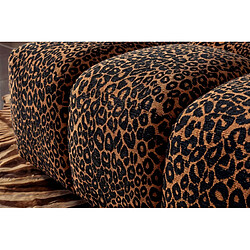 Acheter Casanova Pouf en tissu imprimé animalier Terracotta 120x60x40