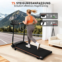 Avis Nettlife Tapis de Course Pliable 14km/h - Walking Pad Bureau avec Inclinaison 7%