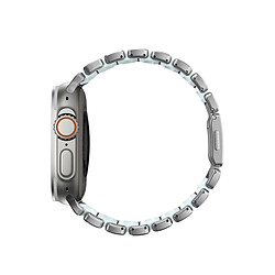 Acheter Nomad Bracelet pour Apple Watch 49mm Magnétique Design Hybride Modèle Stratos Gris