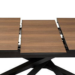 Acheter Atmosphera Table à manger extensible pour 6 personnes SANDRI - Marron