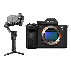 Sony a7 V Appareil photo hybride + DJI RS 5 stabilisateur de nacelle