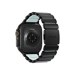Nomad Bracelet pour Apple Watch 49mm Magnétique Design Hybride Modèle Stratos Noir