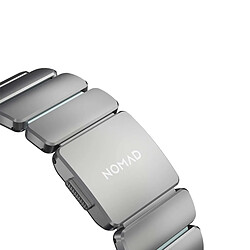 Nomad Bracelet pour Apple Watch 49mm Magnétique Design Hybride Modèle Stratos Gris pas cher