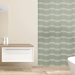 Atmosphera Lot de 2 Stickers Décoratif Caro 25x25cm Vert Clair