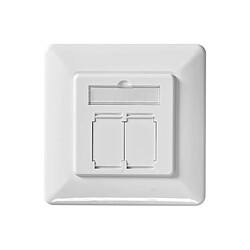 Acheter Nedis Prise Réseau Murale Double Ports Femelle Ethernet Rj45 Cat6 Encastrable Blanc