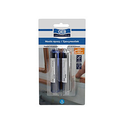 GEB Mastic époxy 2 bâtons 100 g Réparation multi matériaux