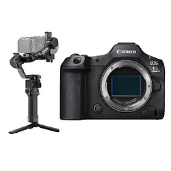 Canon EOS R5 Mark II Appareil photo hybride + DJI RS 5 stabilisateur de nacelle