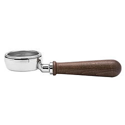Porte-filtre sans fond avec poignée en bois de noyer Lelit PLA580W