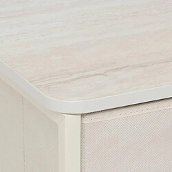 Acheter Five Simply Smart Table de Chevet 2 Tiroirs Tissa 51cm Beige