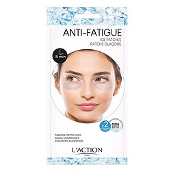 L Action Paris Set de 2 Patchs pour les Yeux Effet Glaçon Anti-fatigue Rafraîchissants Transparent pas cher