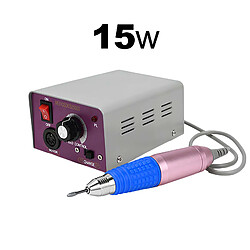 Avizar Ponceuse à Ongles Électrique 15W Réglable avec Rotation Inversable et Pédale Rose pas cher