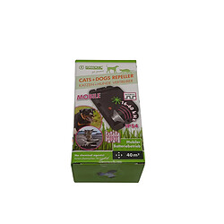 Avis Isotronic Répulsif à Ultrason d'Extérieur IPX5 18-32 kHz pour Chien/Chat Noir