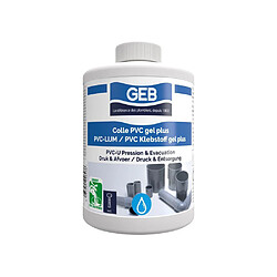 GEB Colle PVC Gel Plus 1 L - PVC rigide