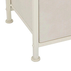 Five Simply Smart Table de Chevet 2 Tiroirs Tissa 51cm Beige pas cher