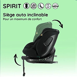 NANIA SPIRIT R129 i-Size - Siège auto pivotant - Noir pas cher