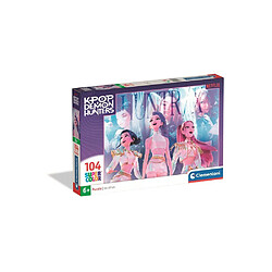Clementoni K-Pop Demon Hunters - Puzzle 104 pièces - 38 x 27 cm