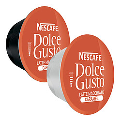 Avis Nescafe Dolce Gusto Capsules de café NESCAFÉ® Dolce Gusto® Caramel Latte Macchiato, 8+8 pcs.