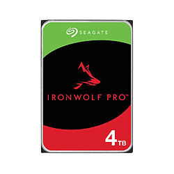Seagate Technology Disque Dur Seagate IronWolf Pro 4TB 3.5" 7200RPM SATA III