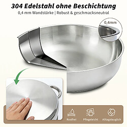 Avis NETTLIFE Batterie de Cuisine 17 Pièces avec Poignée Amovible, Set de Casseroles et Poêles
