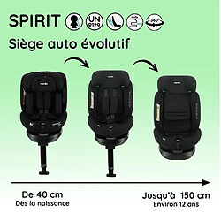 Acheter NANIA SPIRIT R129 i-Size - Siège auto pivotant - Noir