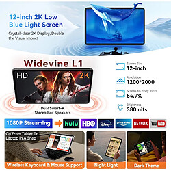 Avis Tablette PC OSCAL Pad 100, 12 pouces, Android 15, 256 Go, gris/bleu