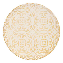 Secret De Gourmet Lot de 6 Assiettes Plates Anna 25cm Crème
