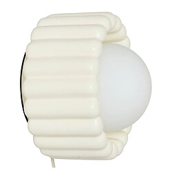 Atmosphera Lampe Applique Design Lotta 23cm Crème