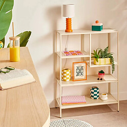 Atmosphera Étagère Bibliothèque 4 Niveaux Gota 100cm Beige