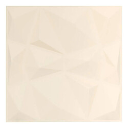 Atmosphera Lot de 2 Stickers Géométriques Oren 50x50cm Blanc