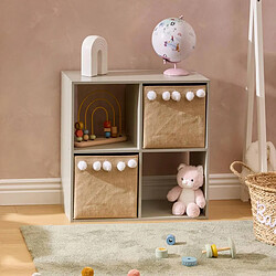 Atmosphera Étagère Enfant 4 Cases Mix n'Modul 63cm Vert