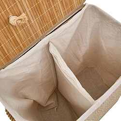 Avis Five Simply Smart Panier à Linge 2 Compartiments Stemy 100L Beige