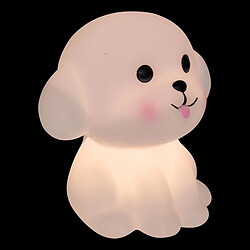 Atmosphera Veilleuse Enfant Chien Softy 9cm Blanc