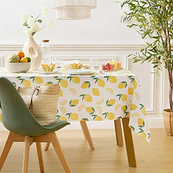 Avis Atmosphera Nappe Antitache Imprimé Fruity 140x240cm Jaune